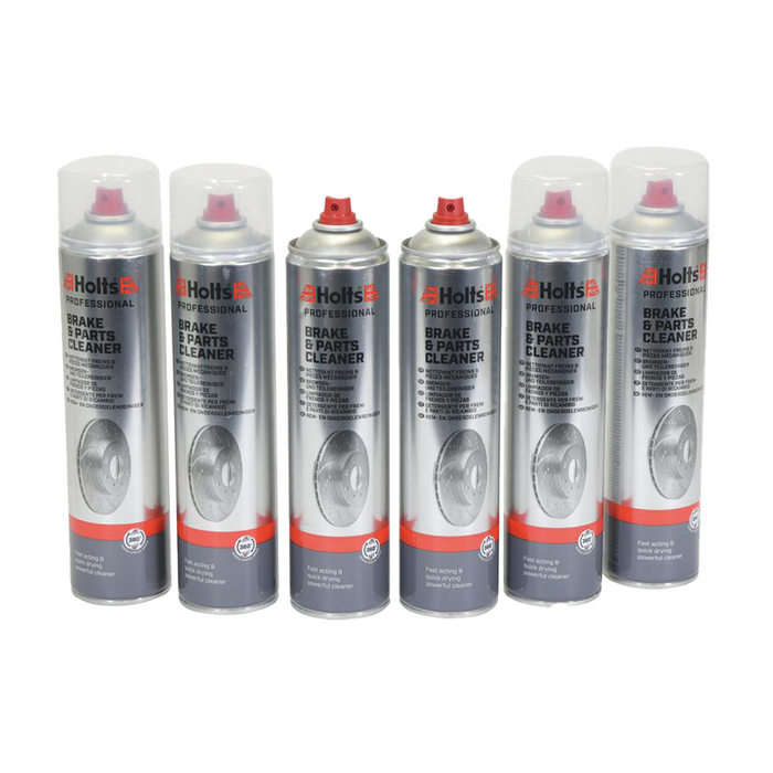 Holts Brake Cleaner Spray Vehicle Parts Cleaner Maintenance Cleaning Car Pack 6