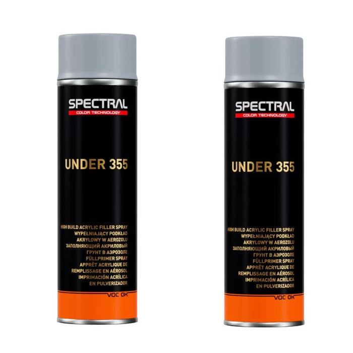 2 x NOVOL SPECTRAL UNDER 355 HIGH BUILD 1K PRIMER AEROSOL 500ML