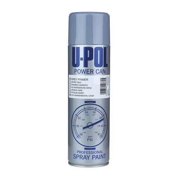 U-Pol Power Can Grey Primer Aerosol 500ml
