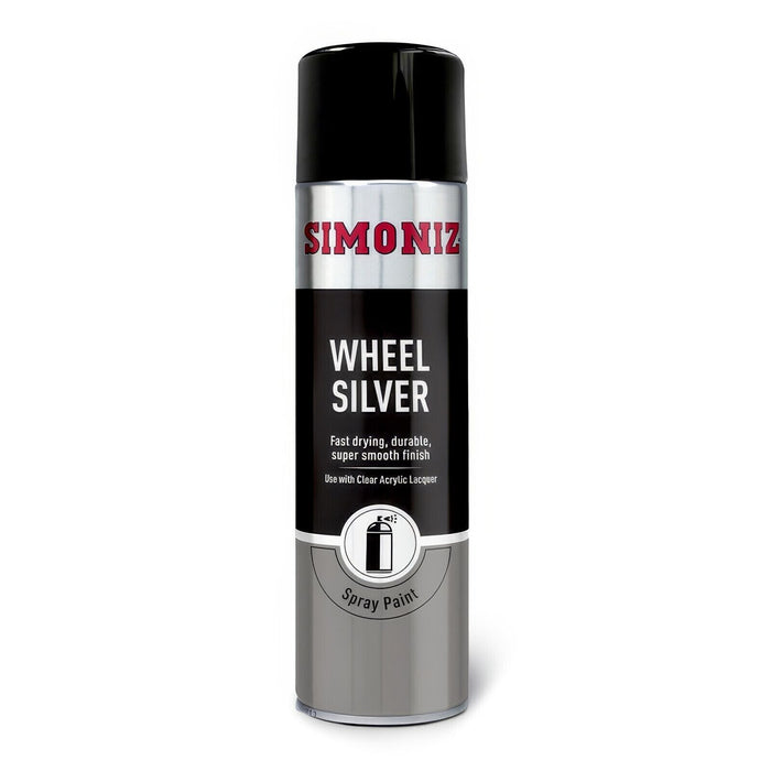SIMONIZ Spray Paint Aerosol 500ml, Wheel Silver