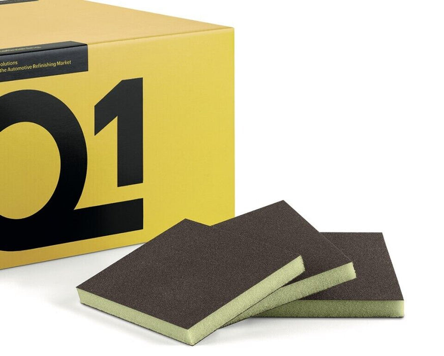 Q1 Double Sided Sanding Sponges Fine Black - (PACK OF 50) P320, P400, P500