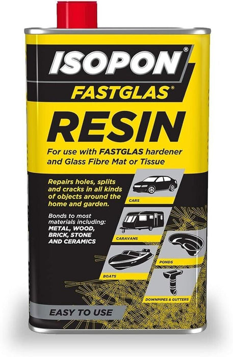 U-pol Isopon Fastglas Fast Curing Polyester Laminating Resin 1 L