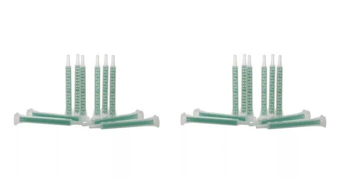 FAST MOVER GLUE 2K MIXER TIPS FOR 50ML CARTRIDGE 1:1 Ratio PACK OF 20PCS