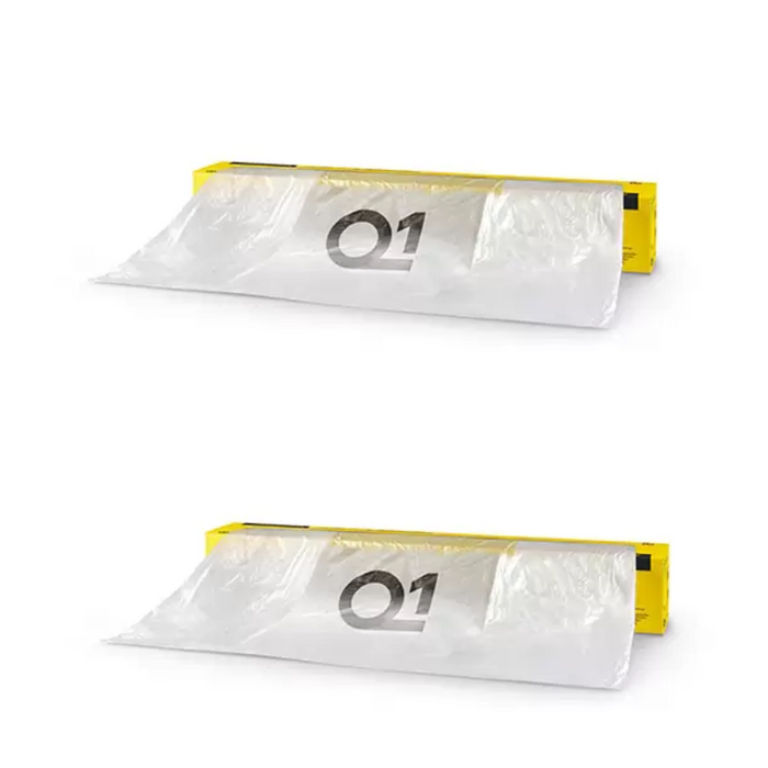 2 x Q1 MASKING FILM 5M X 120M PREMIUM AUTOMOTIVE PROTECTION ROLL