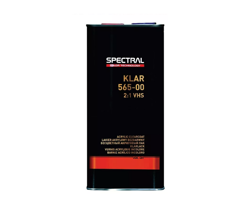 NOVOL SPECTRAL KLAR 565-00 VHS 2K 2:1 CLEARCOAT 5LTR - LACQUER