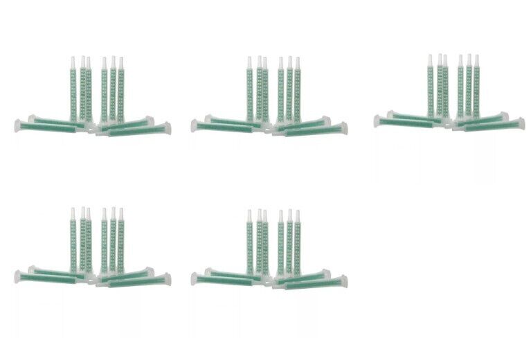 FAST MOVER GLUE 2K MIXER TIPS FOR 50ML CARTRIDGE 1:1 RATIO PACK OF 50PCS(10X5).