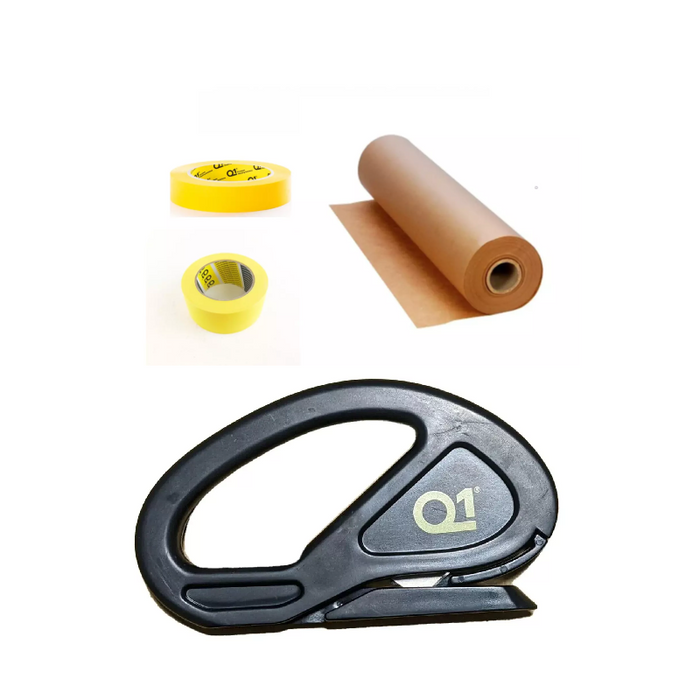 Q1 24mm & 36mm masking tape generic MASKING PAPER BROWN 18'' & Sheet & paper cu