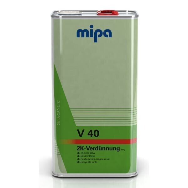 MIPA 2K Thinner Slow 5L 2K-Verdunnung Acrylic Car Paint Reducer V40 5LTR