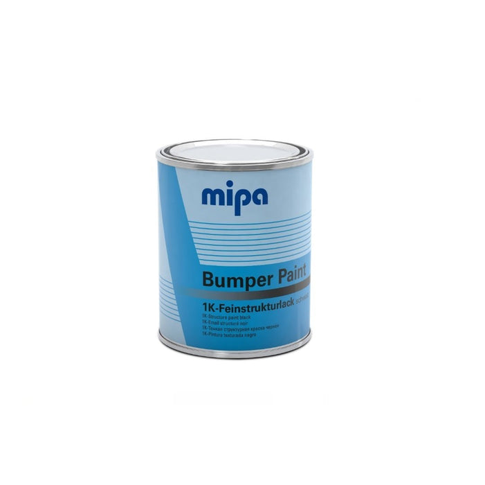 MIPA 1K Black Bumper Paint Textured Coating Fast Drying 1L