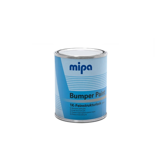 MIPA 1K Grey Bumper Paint Textured Coating Fast Drying 1L