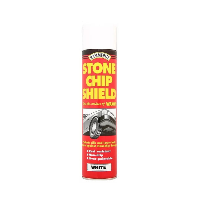 Hammerite 600ml Stonechip Shield Aerosol - white