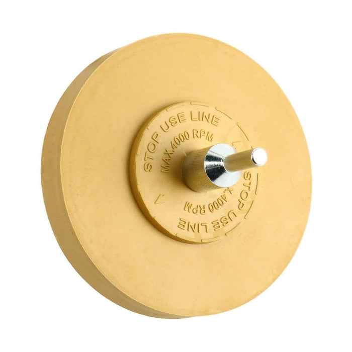 ERASER RUBBER WHEEL 84MM 5/16 THREAD & 6MM ARBO
