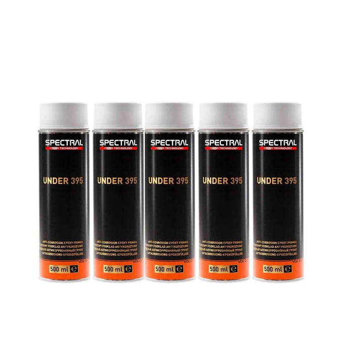 5 X NOVOL SPECTRAL UNDER 395 EPOXY PRIMER AEROSOL 500ML - LIGHT GREY