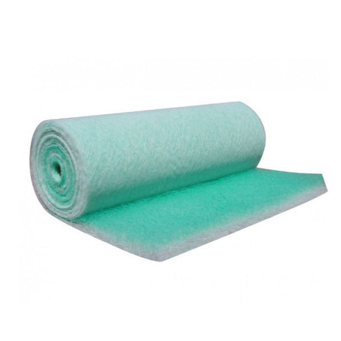SPRAYBOOTH FILTER ROLL 1M x 20M -EXTRACTION GREEN FIBREGLASS PAINT