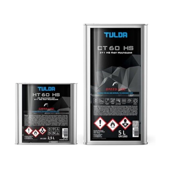 TULDA CT60 Multi-Clear 2:1 HS Speedline Acrylic Lacquer + HT60 7.5 Litre Kit