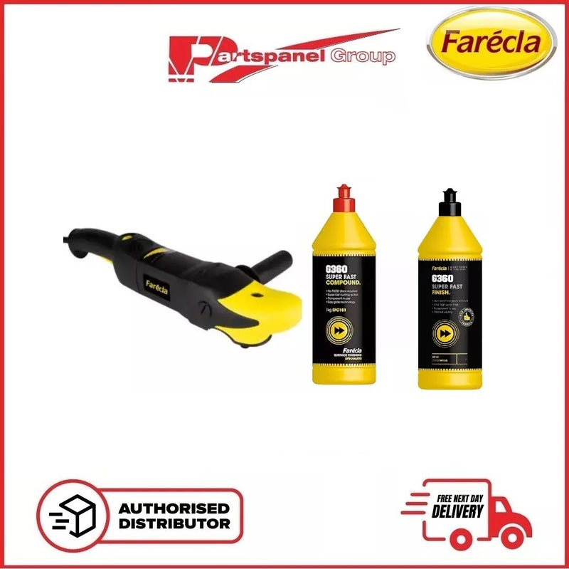 Farecla G-PLUS 150mm Rotary Machine + G360 SUPER FAST Compound & Finish 1Kg
