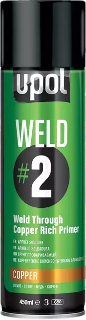 UPOL WELD #2 COPPER WELD THROUGH PRIMER 450ML - HIGH QUALITY COPPER RI ...