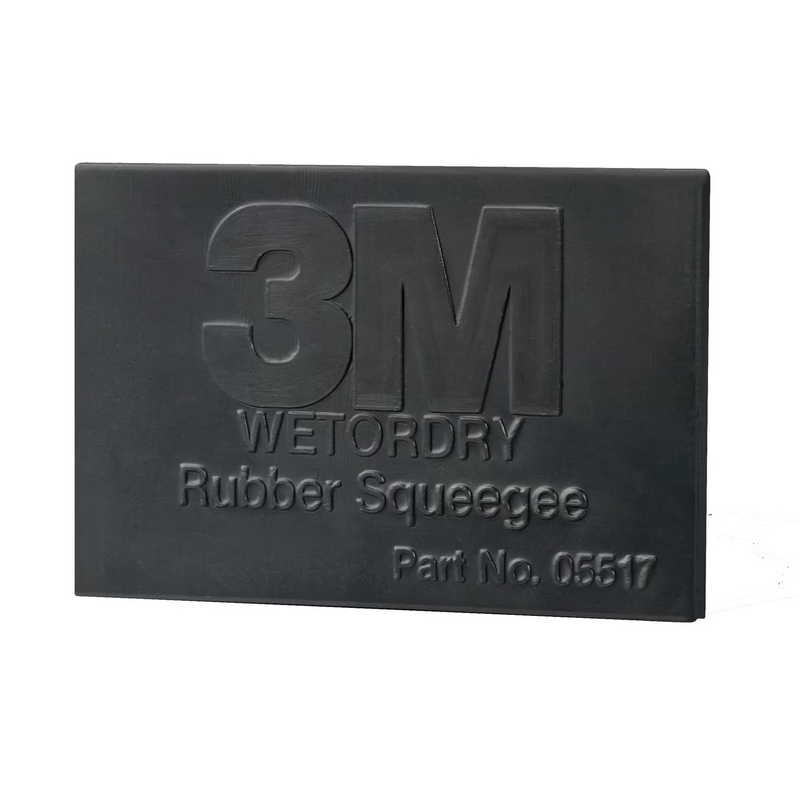 3M 05517 SQUEEGEE WET OR DRY FLEXIBLE RUBBER FOR REMOVING SANDING CHIP AND WATER