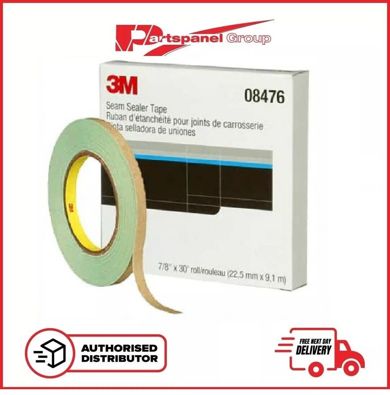 3M 08476 Seam Sealer Tape 22.5mm Green Grey Roll For Joint Sealing