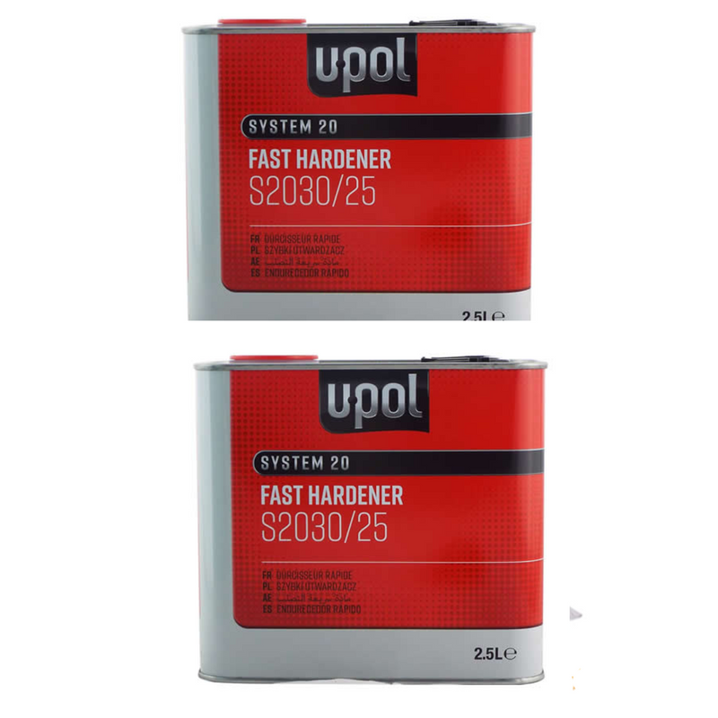 UPOL S2030 2K FAST HARDENER ACTIVATOR U-POL FOR PAINT, PRIMER, LACQUER 2.5L PK 2