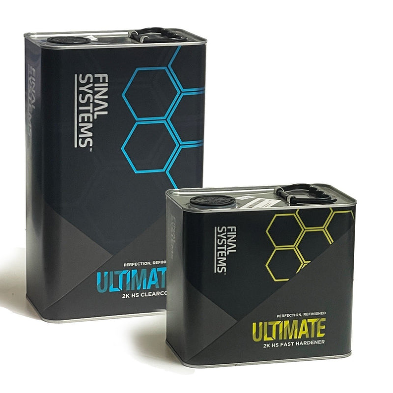Final Systems 2K HS Ultimate Clear Coat 7.5L Kit with Fast Hardener Lacquer