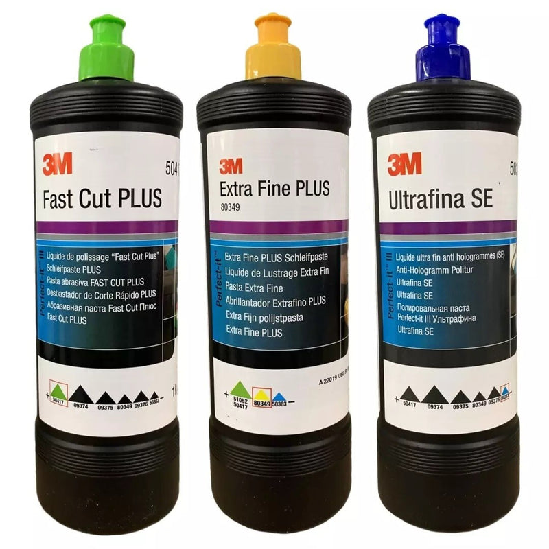 3M Perfect-It 3 Bottle Kit Polishing Detailing Paint Correction Bodyshop