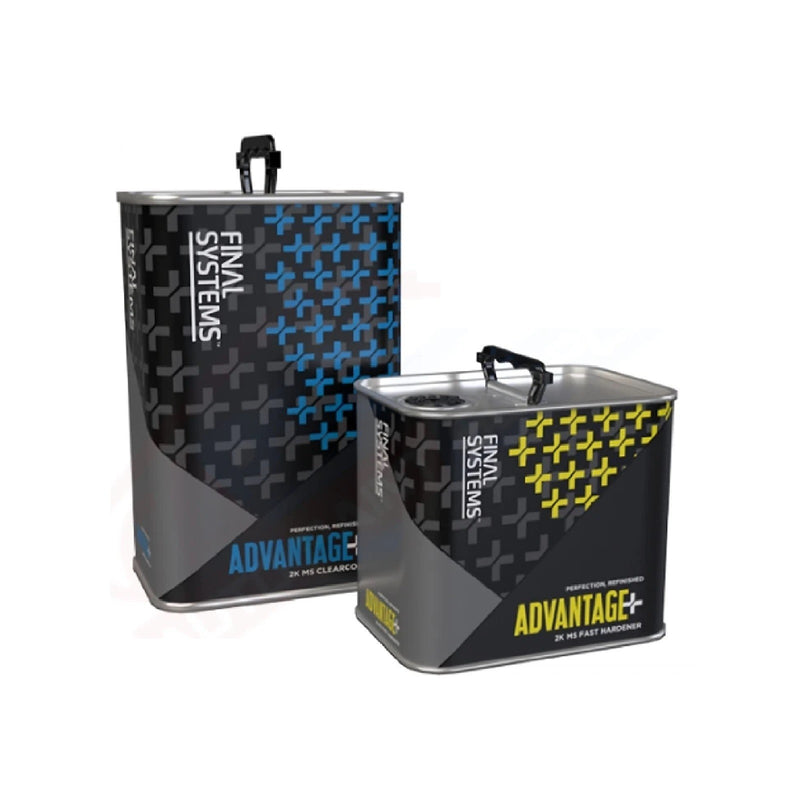 Final Systems Advantage+ 2K MS Clear Lacquer 7.5L Kit with Fast Hardener