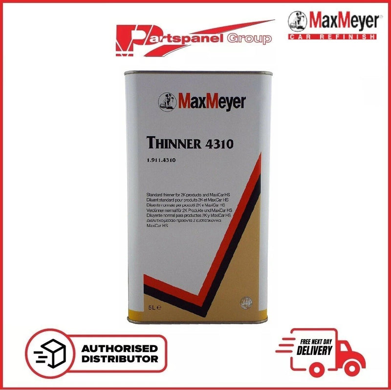 Max Meyer 4310 Universal Thinner 5L – Fast Dry Paint/Lacquer/Basecoat Use