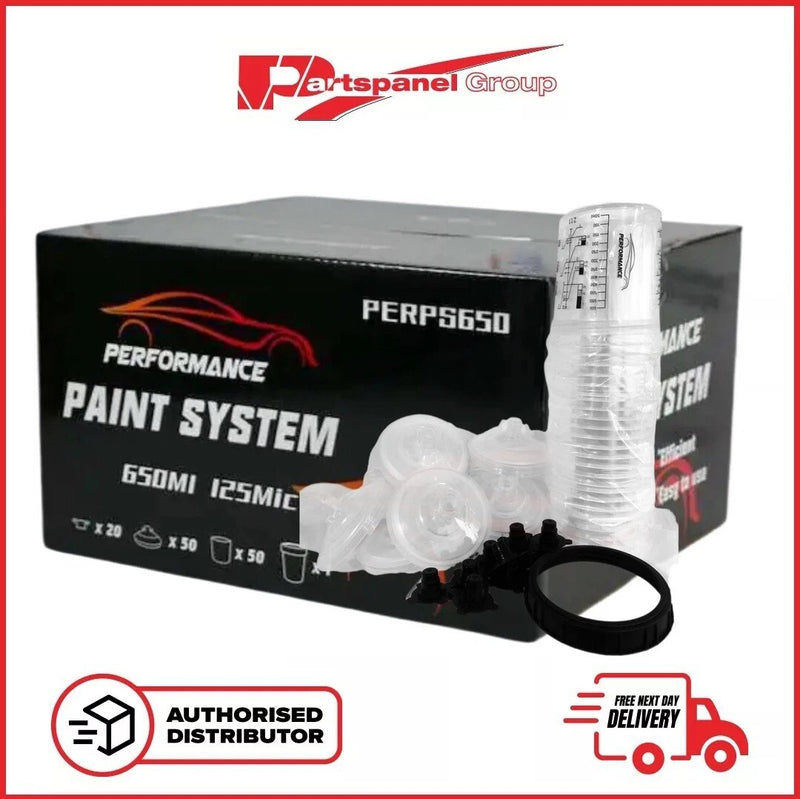 Standard PPS Cup Liner Kit 650ml 125 Micron Box of 50 Fits 3M 16026