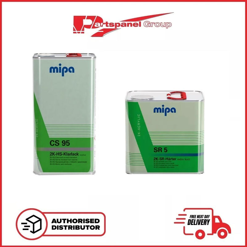MIPA CX2 HS Express Clearcoat Kit with HS10 Fast Hardener 7.5 Litre Kit