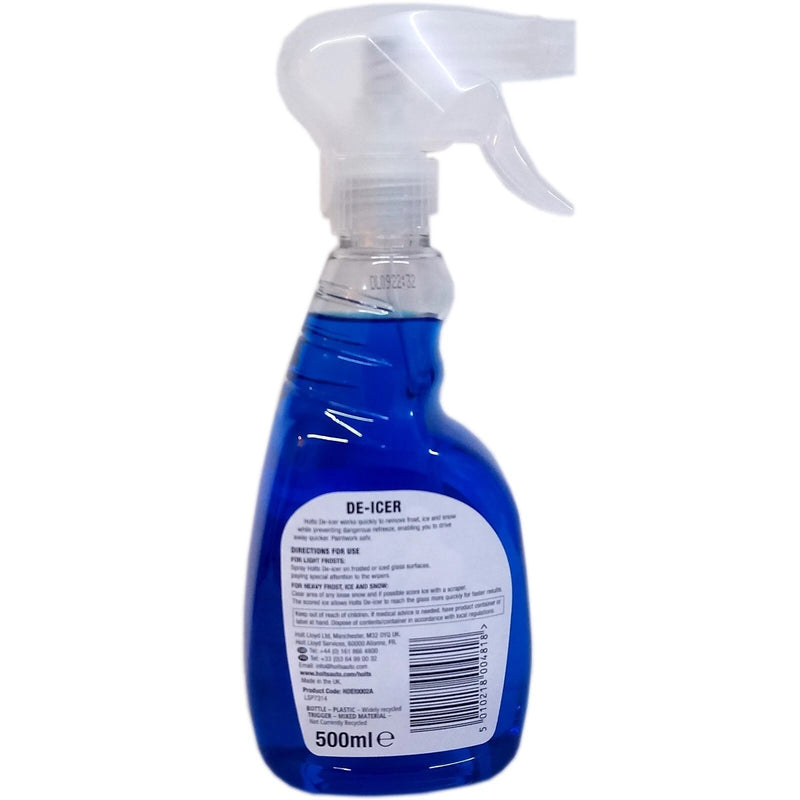 Holts Trigger De-Icer Spray Melts Windscreen Ice Frost Aerosol 500ml – 1/2/3/6