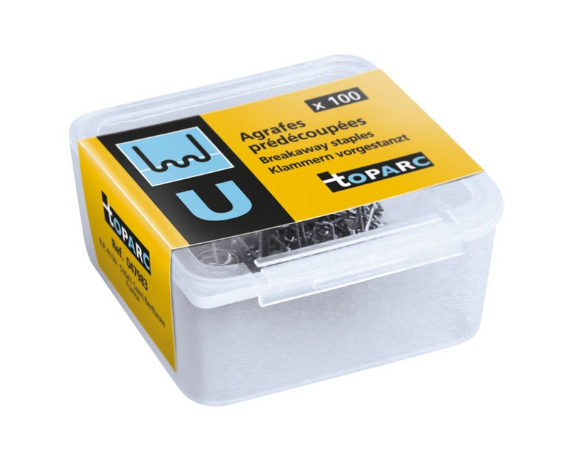 GYS ( U STAPLES ) Box Of 100 Clips 047969 Breaking Angle Tight