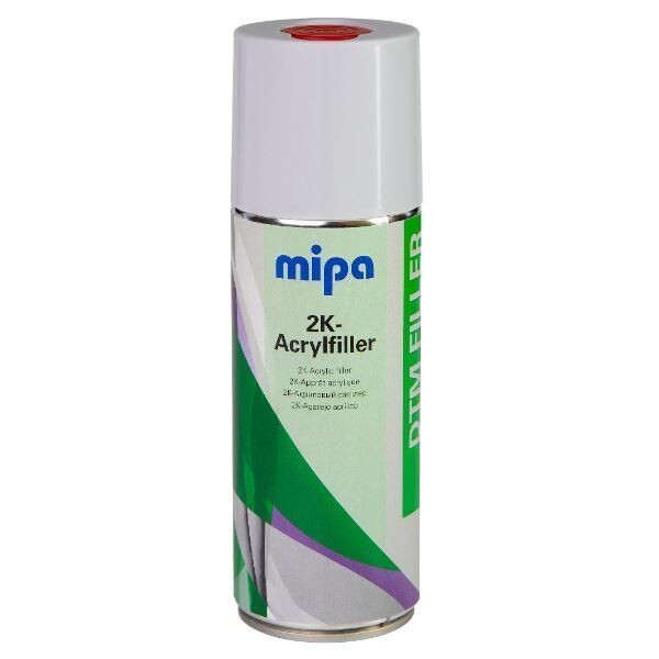 MIPA 2K Acrylfiller Spray 2K Primer Filler 400ml Aerosol Inc Hardener 213710000