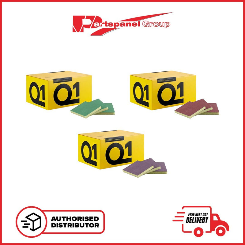 Q1  Double Sided Micro-Fine & Super Fine & Fine Sanding Sponges ( PACK OF 50 )
