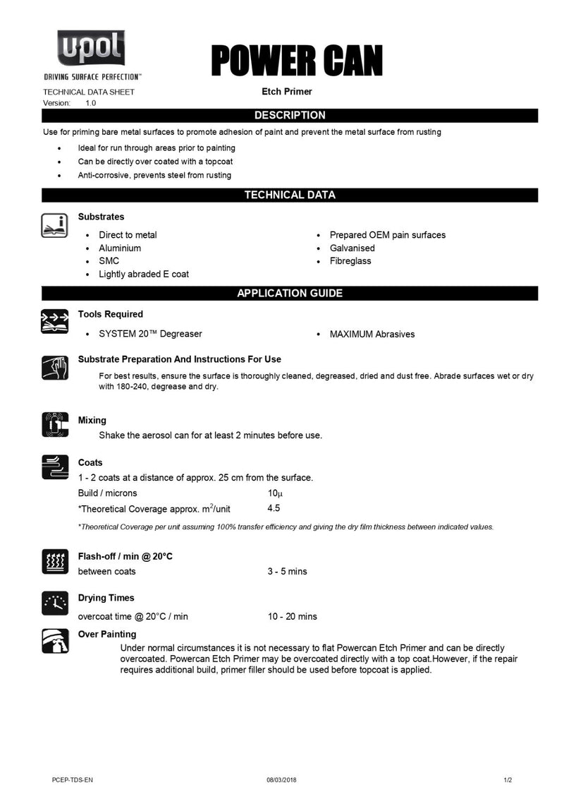 UPOL EASY ONE 1  3L DEEP FILL LIGHTWEIGHT BODY FILLER + HARDENER & SPREADER