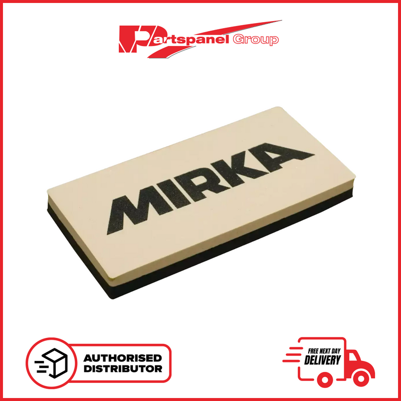 Mirka Soft / Hard Sanding Block 125 x 60 x 12mm 2-Sided