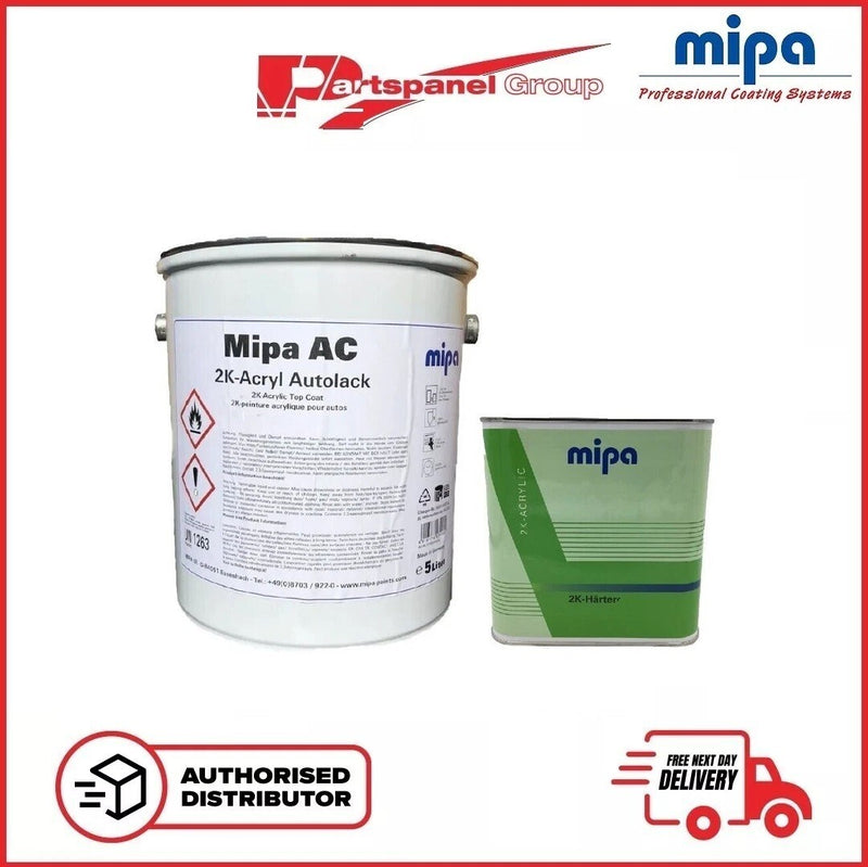 MIPA Ford 56 Frozen White 2K Direct Gloss Including Hardener Mipa H-25 7.5lt KIT
