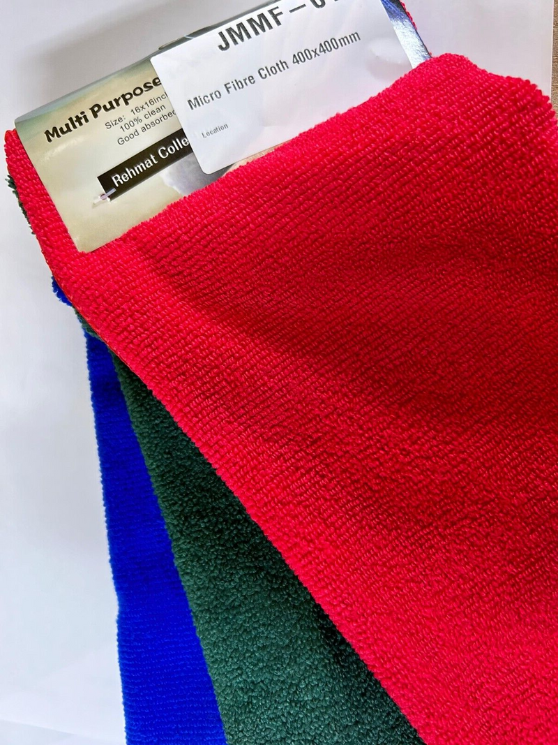 3 x MICROFIBRE CLOTHS TOWLS 400X40mm MULTI USE HOME CAR WORKSHOP