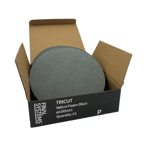 Final Systems Tricut 150mm P3000 Fine Finishing Foam Sanding Discs