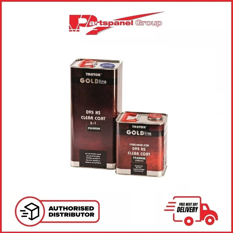 GOLDLINE 095 HS CLEARCOAT  5 Ltr + Goldline Fast Hardener 2.5Ltr  ( 7.5LTR Kit )