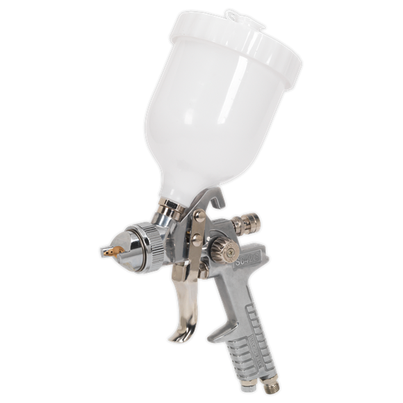 Siegen Sealey Spray Gun Gravity Feed 1.8mm Set-Up - S642G
