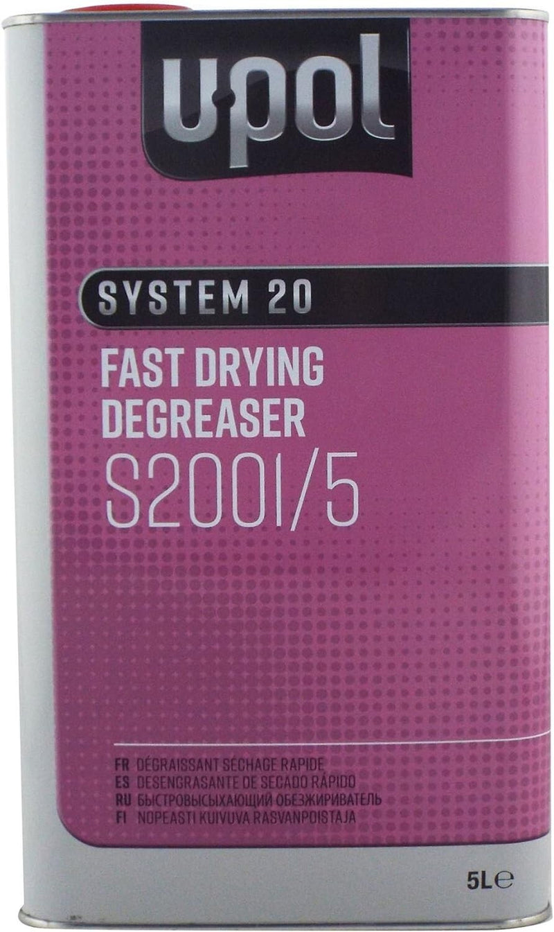 U-Pol System 20 Fast Drying Panel Wipe & Degreaser 5L (S2001/5)