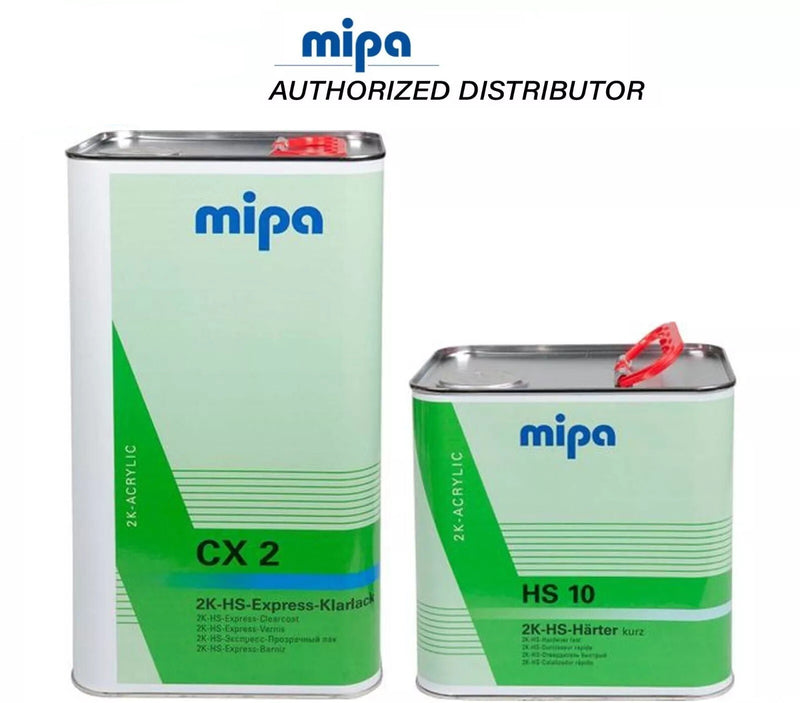 MIPA CX2 HS EXPRESS CLEARCOAT WITH HS10 FAST HARDENER 7.5L KIT