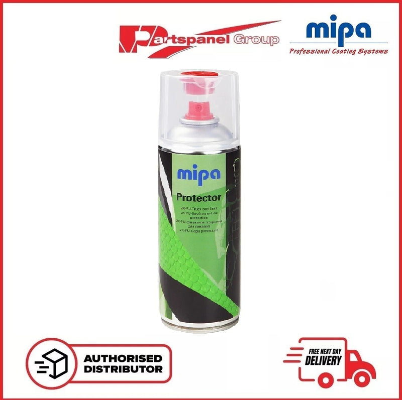 MIPA Protector Spray Black Matt 2K 400 ml && Including Mipa Hardener