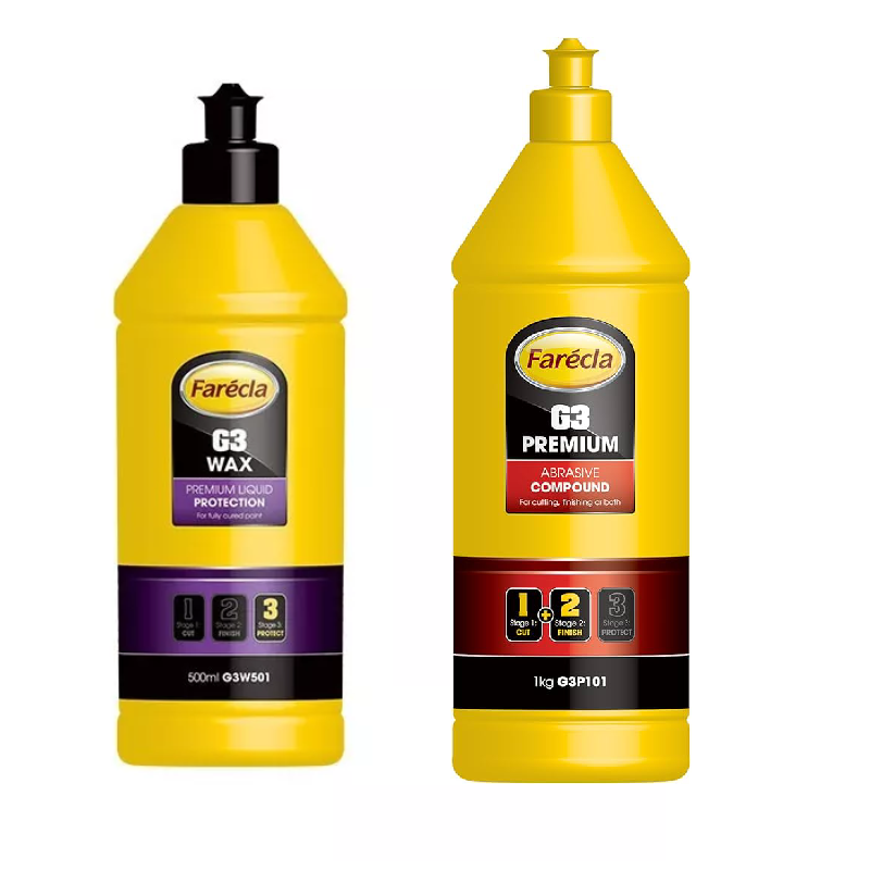 Farecla G3 WAX Premium Protection 1Kg + G3 Premium Abrasive  Compound 1kg