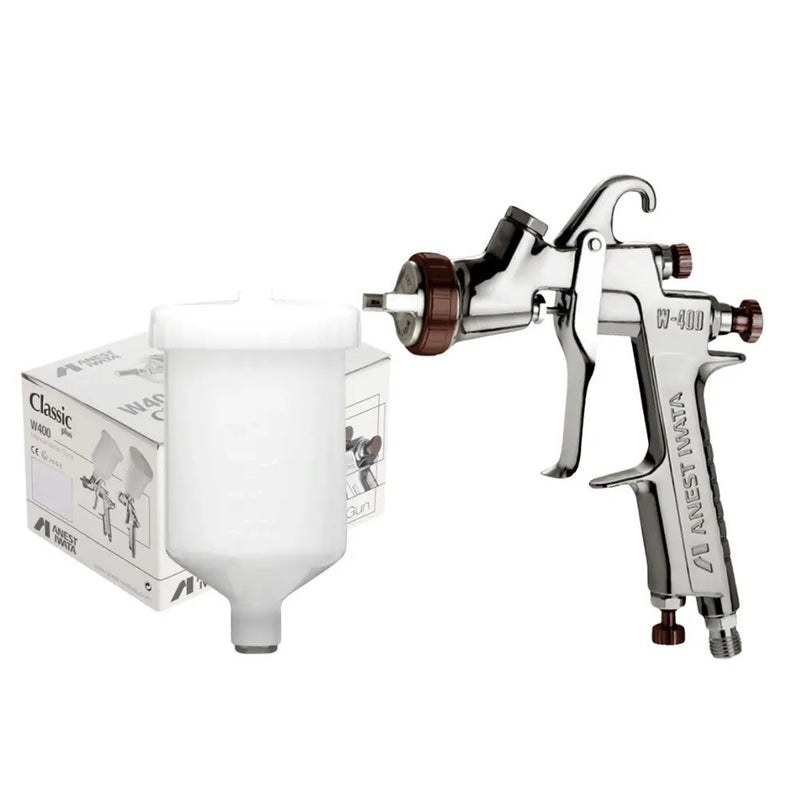 IWATA W400 BELLARIA CLASSIC PLUS GRAVITY SPRAY GUN WITH CUP - 1.3MM 13328513P