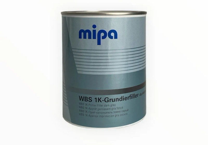 MIPA WBS 1K GRUNDIERFILLER WATERBASED PRIMER 1L - DARK GREY