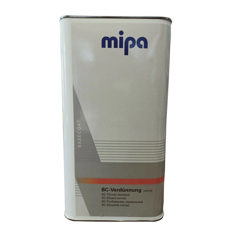 Mipa Basecoat Thinner 5L – Normal Speed Automotive Paint Reducer
