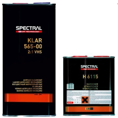 Novol Spectral Klar 565-00 VHS Clearcoat & H6115 Fast Hardener 7.5L kit