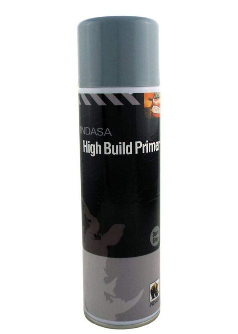 INDASA Dark Grey High Build Primer Aerosol Spray Paint - 500ml